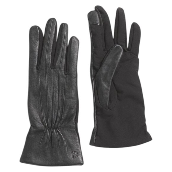 COLE HAAN Leather Points Stretch Palm Gloves - Picture 1 of 1